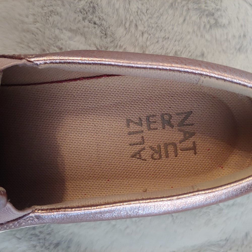 Naturalizer pale pink metallic leather slipon loafer size 7 - Picture 11 of 14